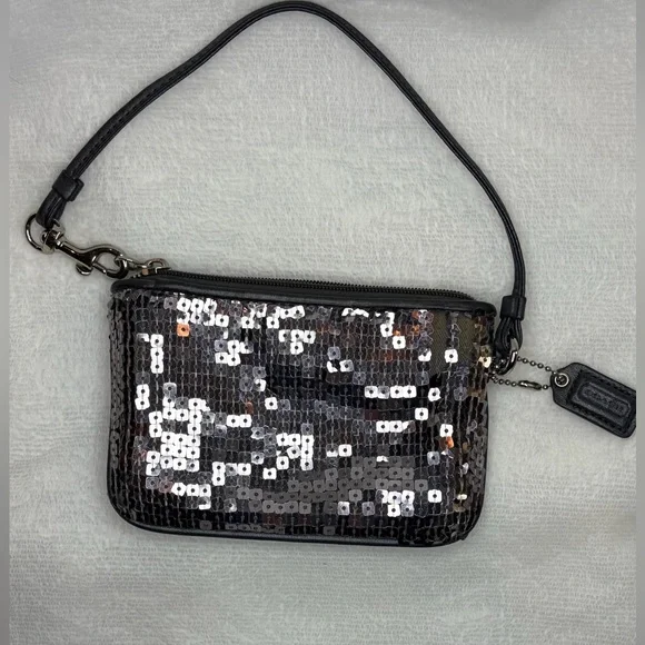 REHAB Coach Black and silver Sequin Women's Bag - Picture 3 of 7